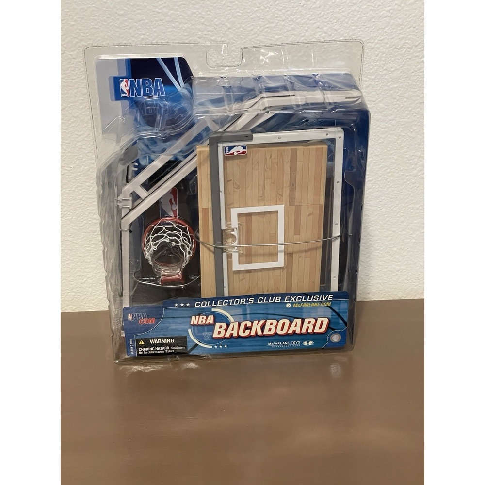 McFarlane NBA Backboard Collector's Club Exclusive OS White New Sports Accessory